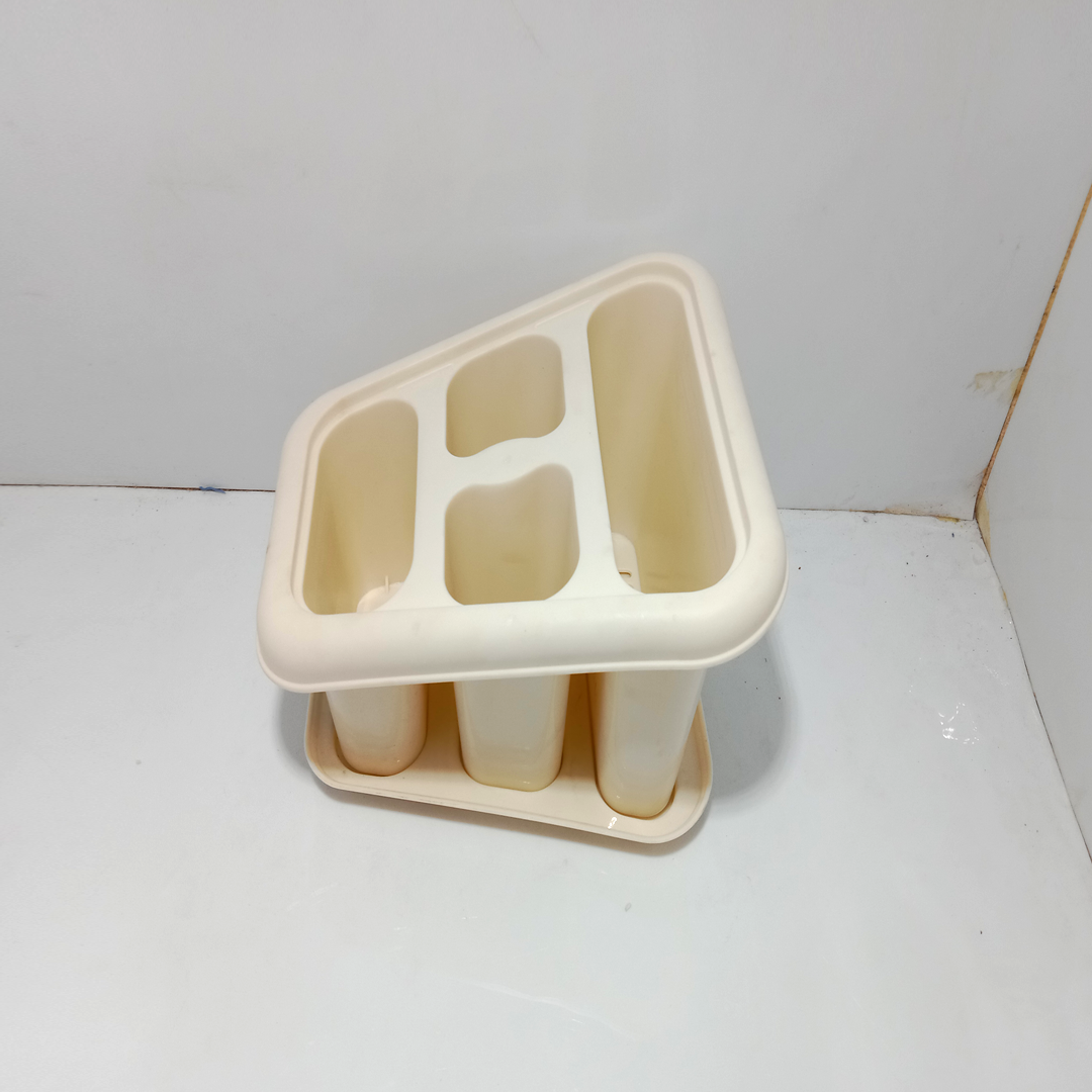 Stackable Plastic Basket with Handle for Kitchen Storage