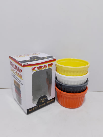 Set of Remican Dip Sauce Bowls - Modern Kitchen Gadgets for Serving Dips and Sauces