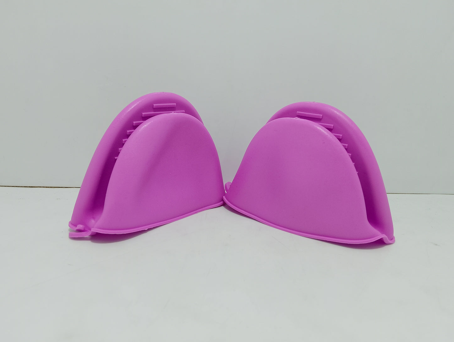 Set of Two Durable Silicone Pot Holders for Kitchen Safety