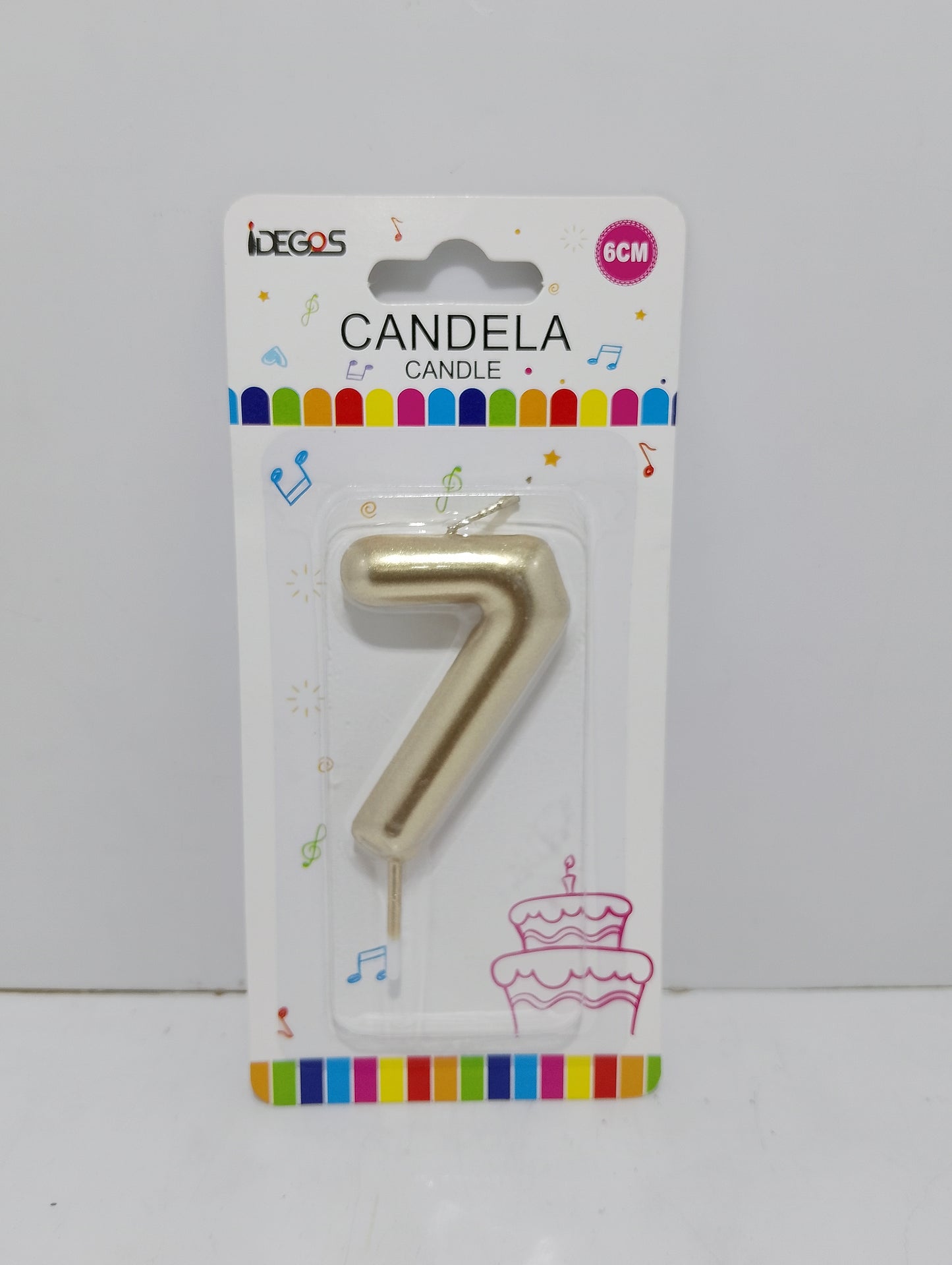 Gold Crown Birthday Candle - Elegant Cake Topper for Parties