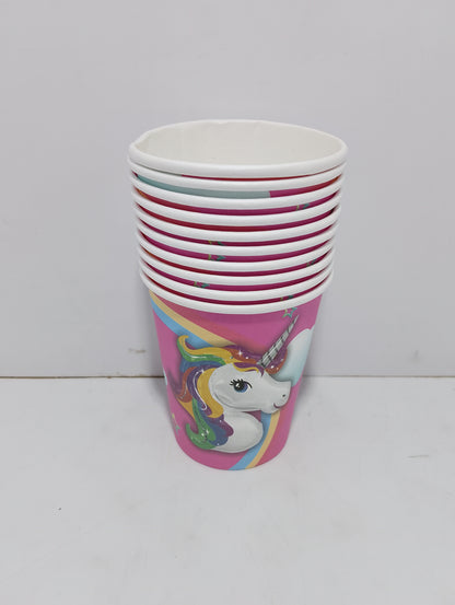 Pack of 10 Fun Disposable Party Cups for Kids' Celebrations