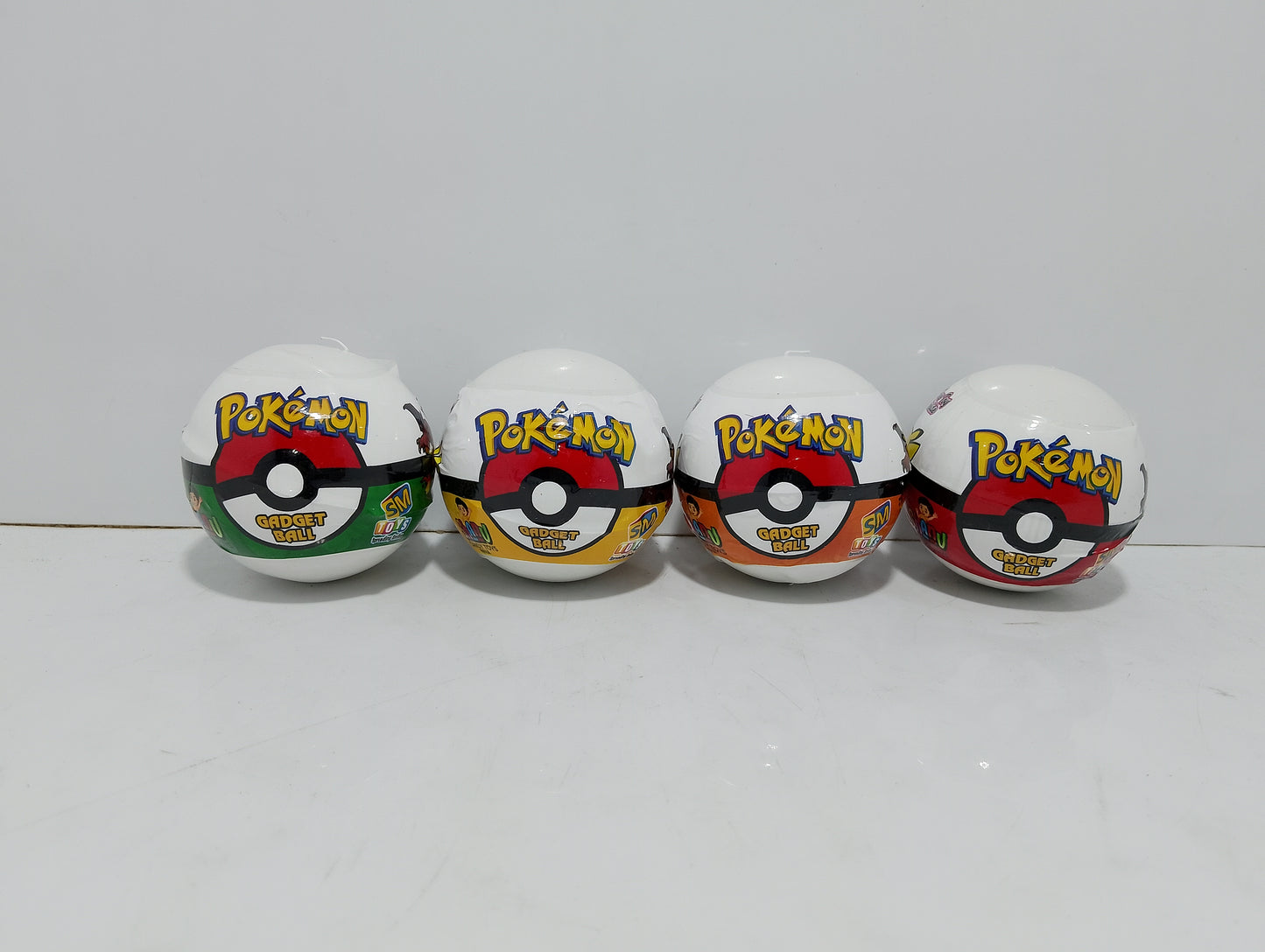 Pack of 4 Pokémon Gadget Ball Toy - Collectible Pokéball Surprise Gift | Shanu Candy Toys