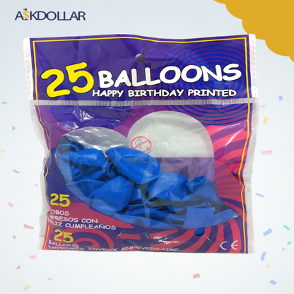 Yellow and Blue Balloons Pack of 2 - Perfect for Parties and Events