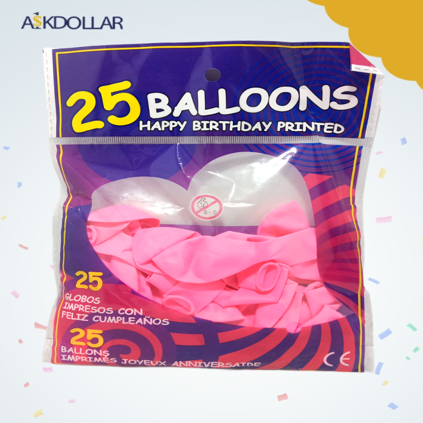 Pink and Red Balloons Pack of 2 - Perfect for Birthdays and Decorations