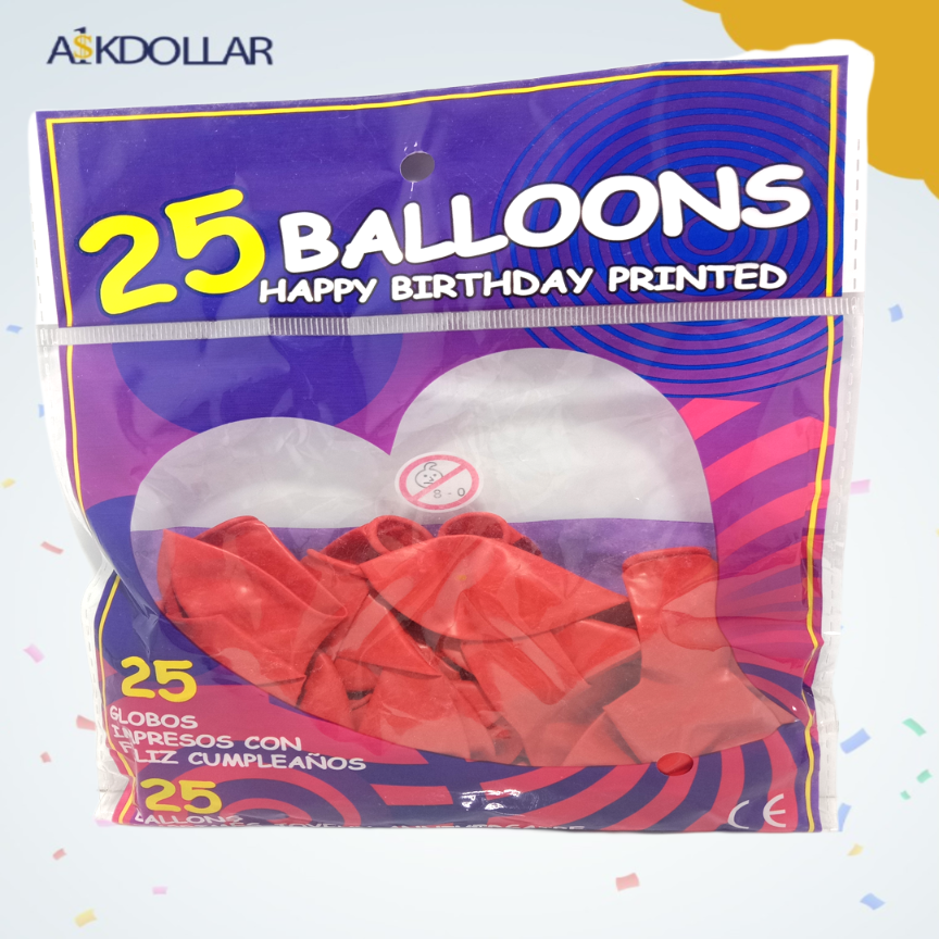 Pink and Red Balloons Pack of 2 - Perfect for Birthdays and Decorations