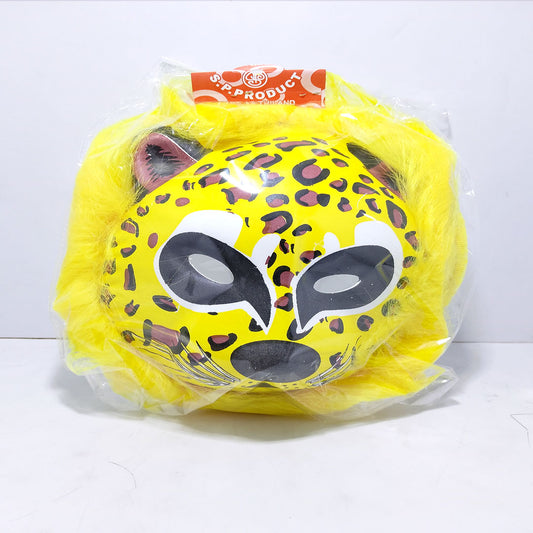 Exotic Animal Masks: Bold Leopard and Sleek Black Panther Designs with Fur | Perfect for Parties, Cosplay, and Themed Events