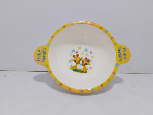 Bright Yellow Baby Giraffe Bowl