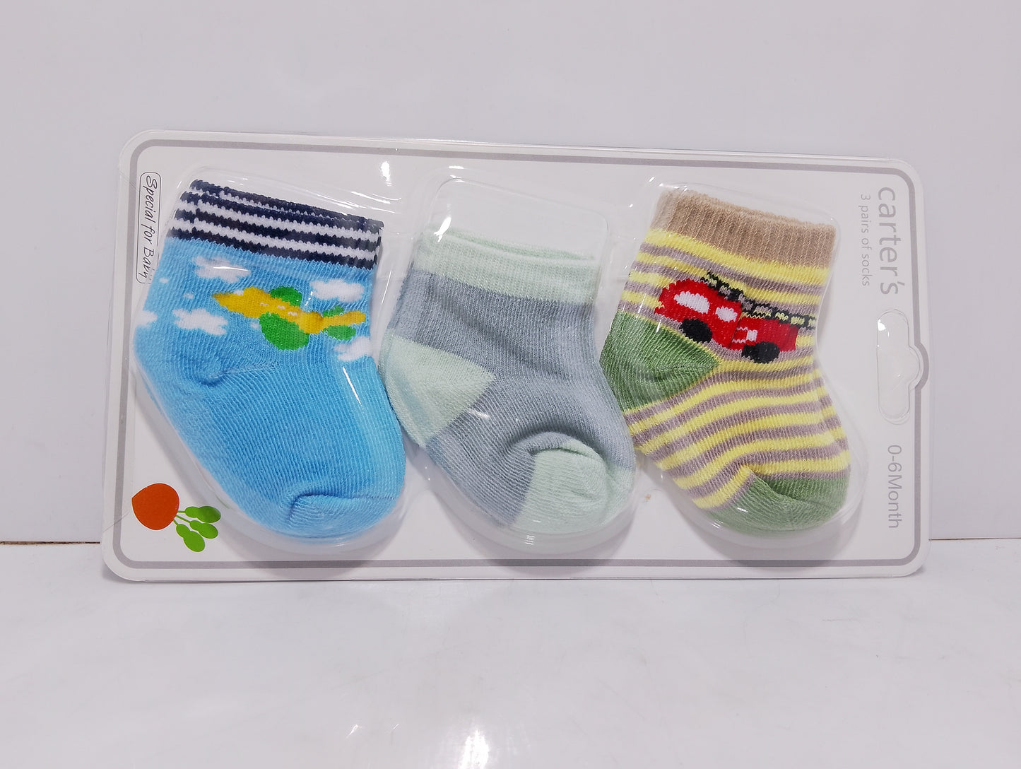 Cute Baby Boy Socks - Soft and Comfortable Newborn Footwear (Set of 3)