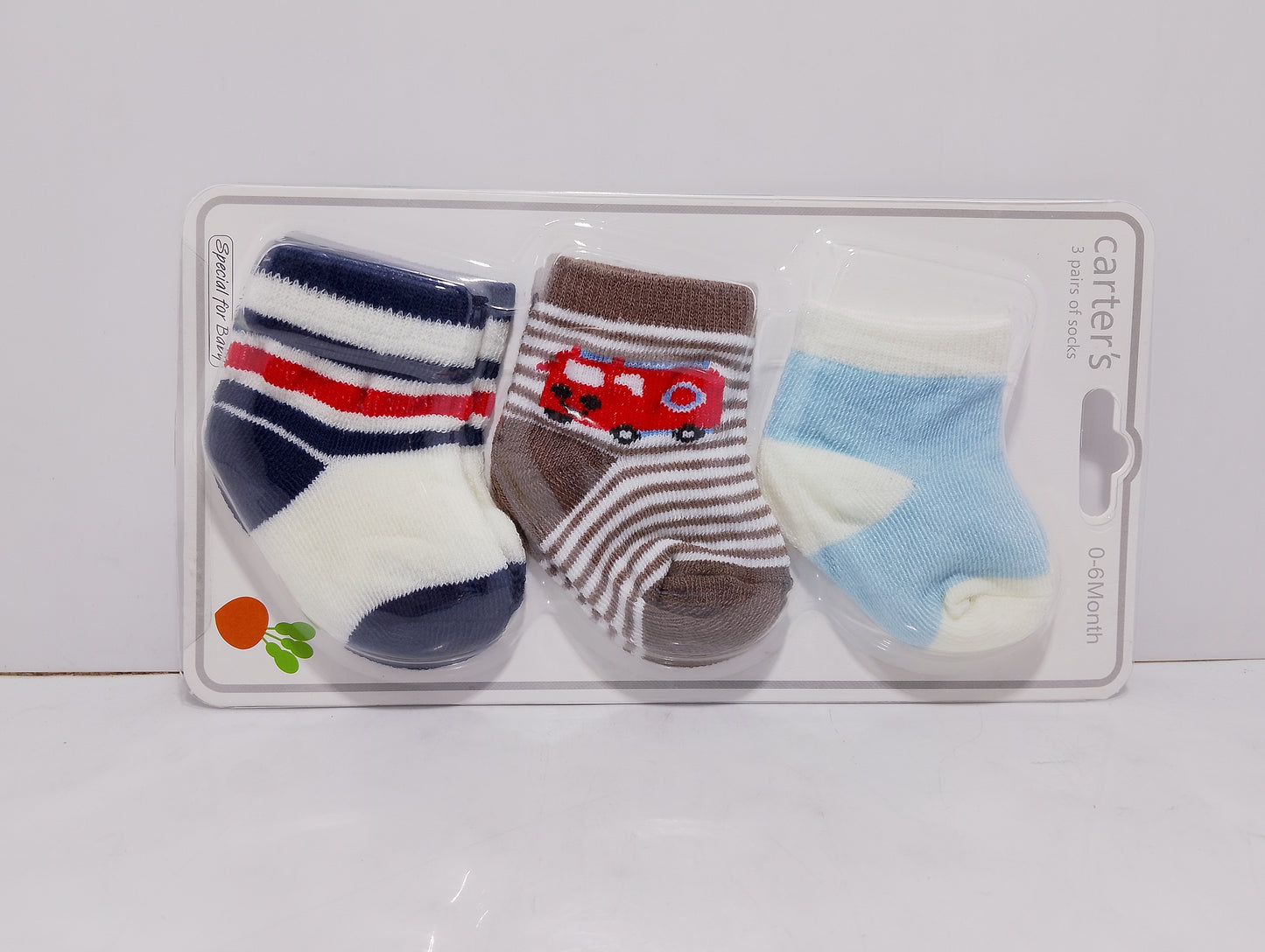 Cute Baby Boy Socks - Soft and Comfortable Newborn Footwear (Set of 3)