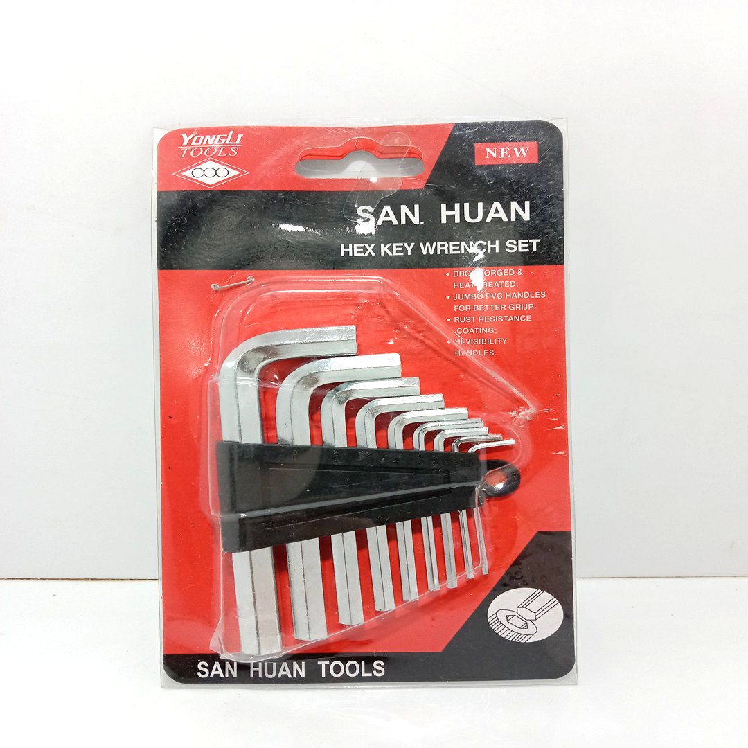 San Huan Hex Key Wrench Set: Durable Tools for Various Tasks