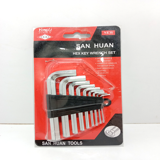 San Huan Hex Key Wrench Set: Durable Tools for Various Tasks