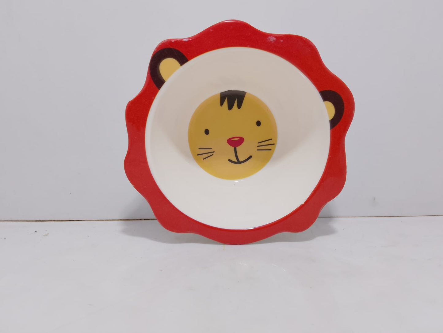 Lion Face Kids Bowl - Fun and Durable Toddler Dinnerware