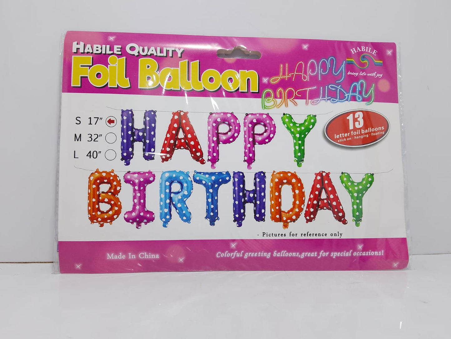 Happy Birthday Foil Balloon