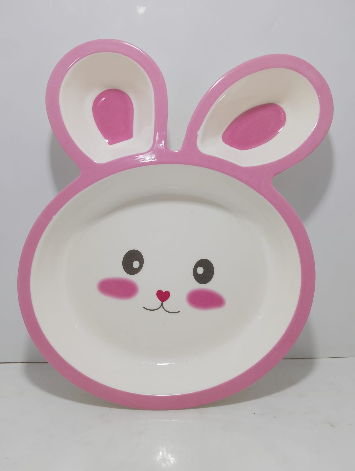 Adorable Bunny Face Kids Plate