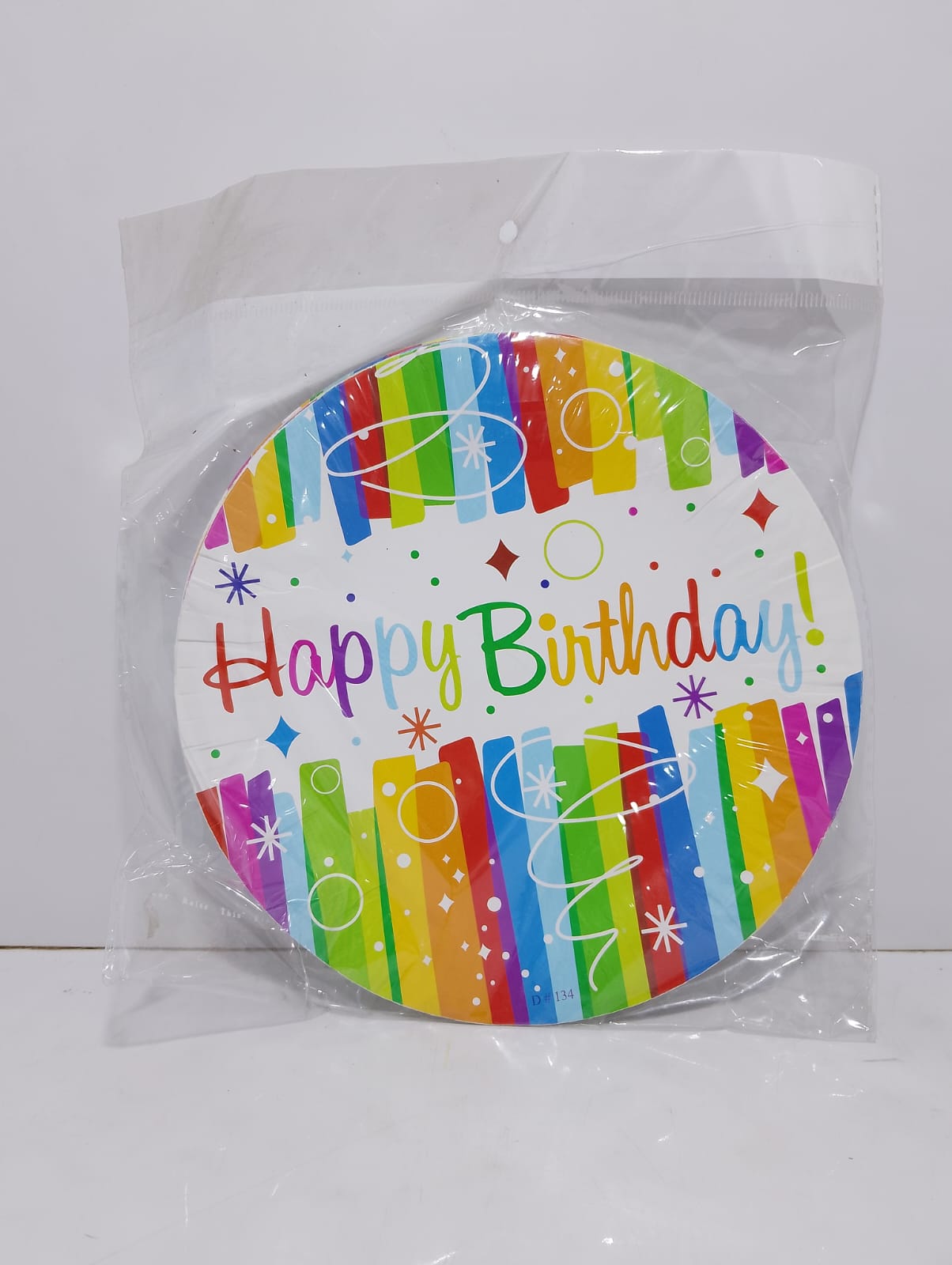 10pcs Happy Birthday Paper Plates